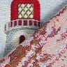 Dekopanel Gobelin Leuchtturm – hellblau/rot,  thumbnail number 4
