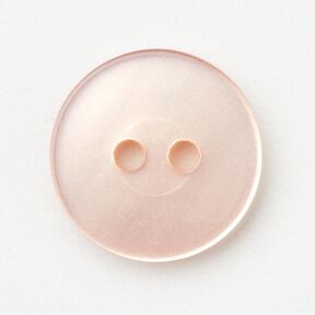 2-loch-Knopf glänzend [Ø 15 mm] – rosé, 