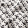 Bouclé Hahnentritt – schwarz/weiss,  thumbnail number 2