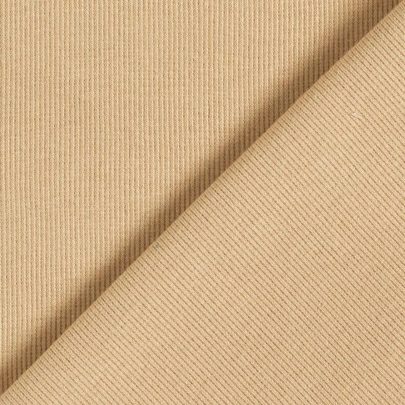 2x2 Bündchen Uni – dunkelbeige,  image number 3