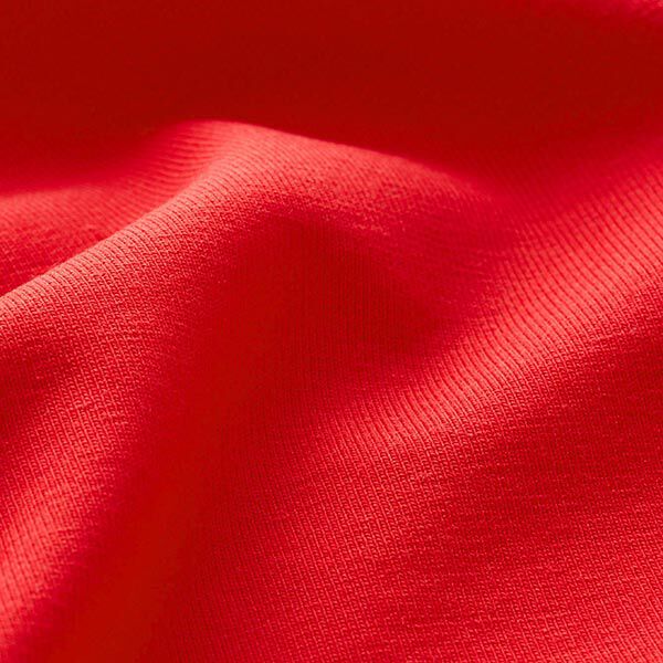 Baumwolljersey Medium Uni – rot | Reststück 50cm