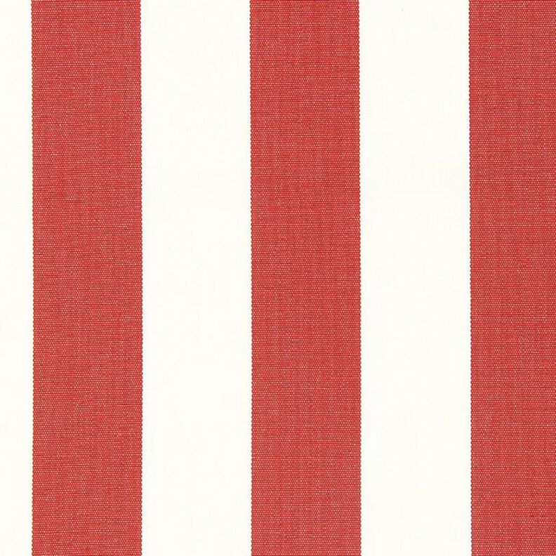 Markisenstoff Streifen Toldo – weiss/karminrot,  image number 1