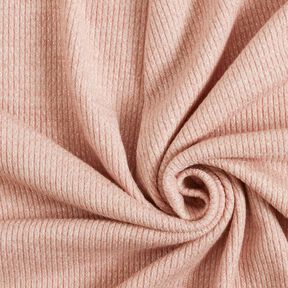 Rippenstrick Glitzer – hellaltrosa/silber, 