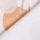 GOTS French Terry Sommersweat abstrakte geometrische Figuren – weiss/apricot,  thumbnail number 4