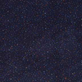 Teddyplüsch Tweed Melange | Poppy Fabrics – marineblau, 