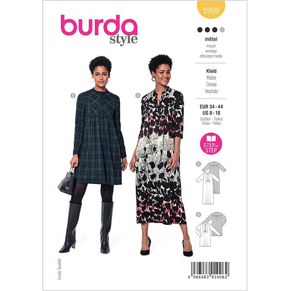Kleid | Burda 5959 | 34-44