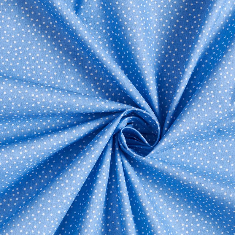 Baumwollstoff Cretonne feine Punkte – blau, image number 3
