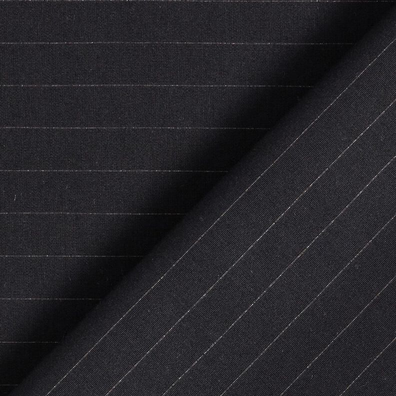 Baumwollstoff quere Nadelstreifen – schwarz,  image number 4