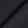 Baumwollstoff quere Nadelstreifen – schwarz,  thumbnail number 4