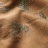 Feincord Glitzerstickerei Blumen – hellbraun,  thumbnail number 3