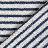 Strickbouclé Streifen und Glitzer – weiss/marineblau,  thumbnail number 5