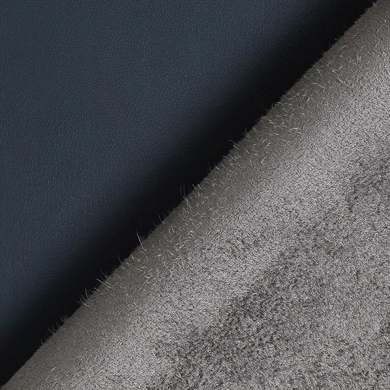 Kunstleder mit Velours Abseite  – nachtblau,  image number 4