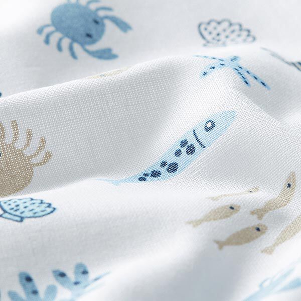 Stoffpaket Popeline Baby – blau, image number 3
