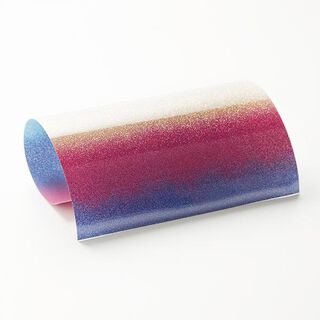Bügelfolie Glitzer Regenbogen Din A4, 