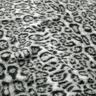 Kunstfell Schneeleopard – silber/anthrazit,  thumbnail number 2