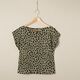 Viskosejersey Leopunkte – khaki/schwarz,  thumbnail number 7