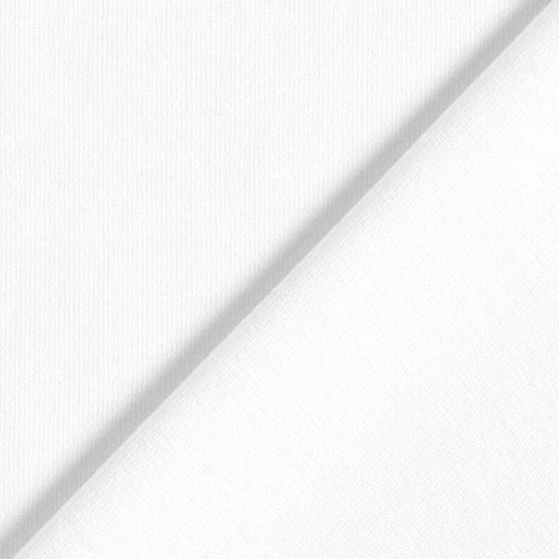 Baumwolljersey Medium Uni – weiss,  image number 3