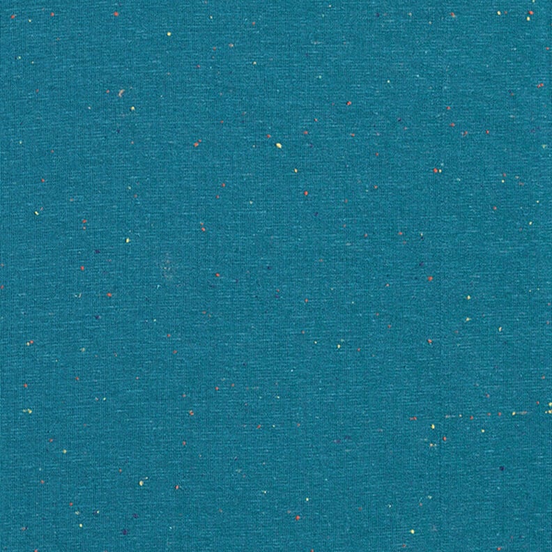 Kuschelsweat bunte Sprenkel – petrol,  image number 1
