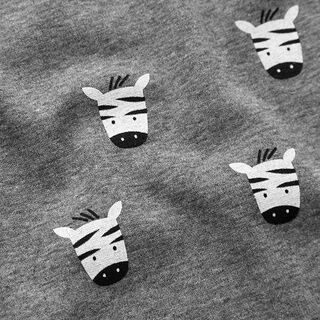 Alpenfleece Zebras Melange – altsilber, 