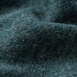 Woll-Walkloden Melange – ozeanblau | Reststück 60cm, 