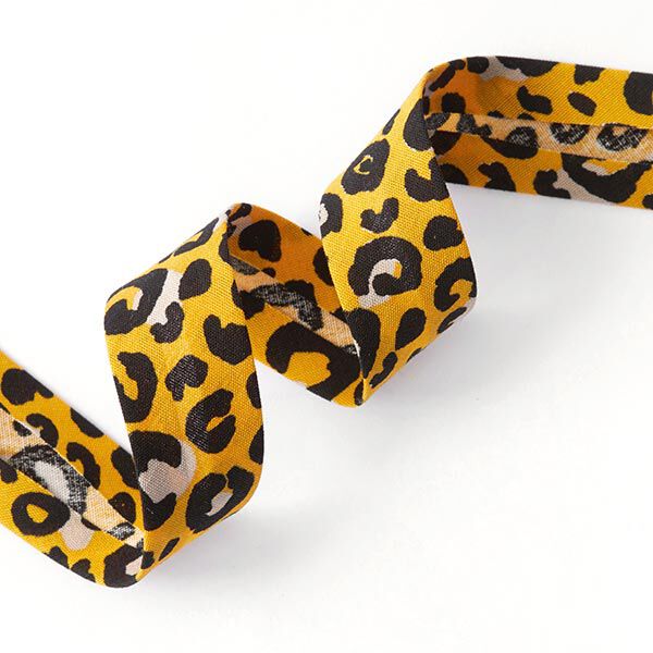 Schrägband Leo [ 20 mm ] – orange/schwarz,  image number 1