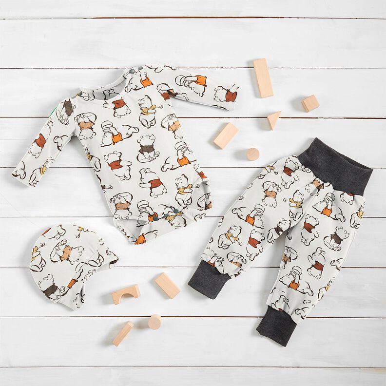 Baumwolljersey Winnie Pooh | Disney – wollweiss, image number 7