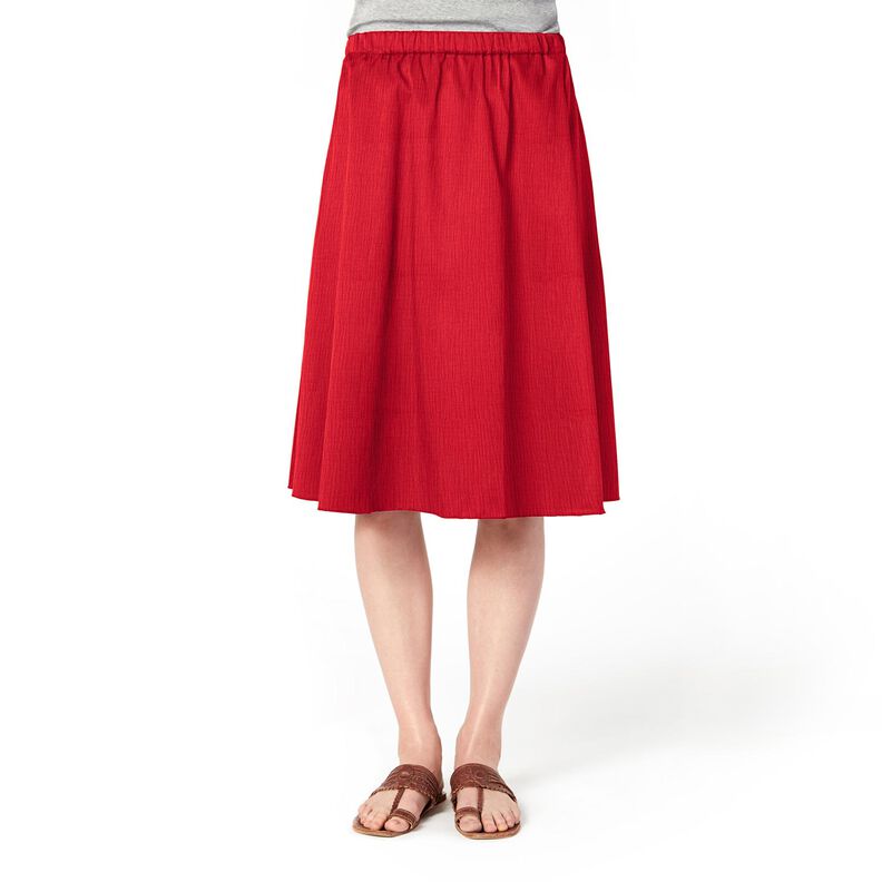 Musselin / Doppel-Krinkel Gewebe – rot, image number 7