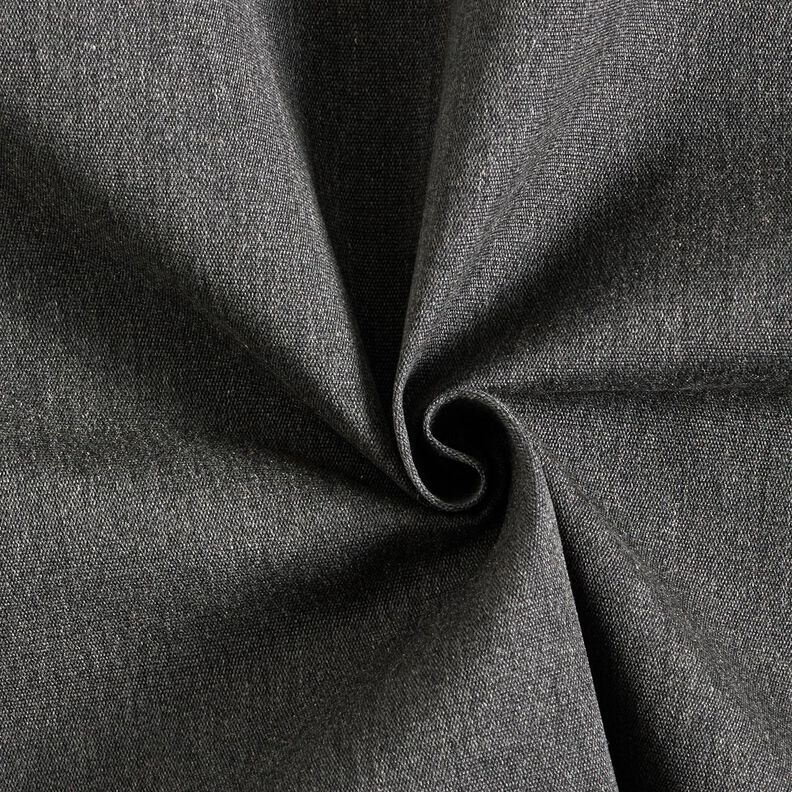 Outdoorstoff Canvas Uni Melange – dunkelgrau,  image number 2