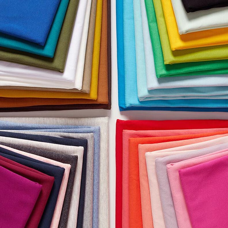 Baumwolljersey Medium Uni – rot,  image number 8