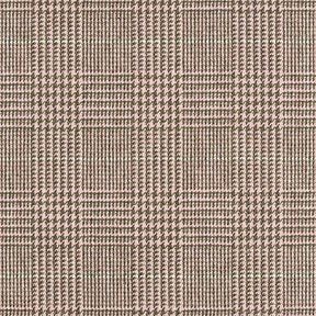 Wollstoff Glencheck – rosa/khaki, 