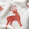 Kuschelfleece Hirsche im Schnee – elfenbein/kupfer,  thumbnail number 2
