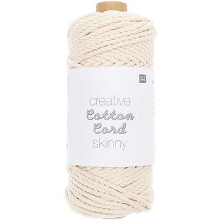 Creative Cotton Cord Skinny Makramee-Garn [3mm] | Rico Design - natur, 