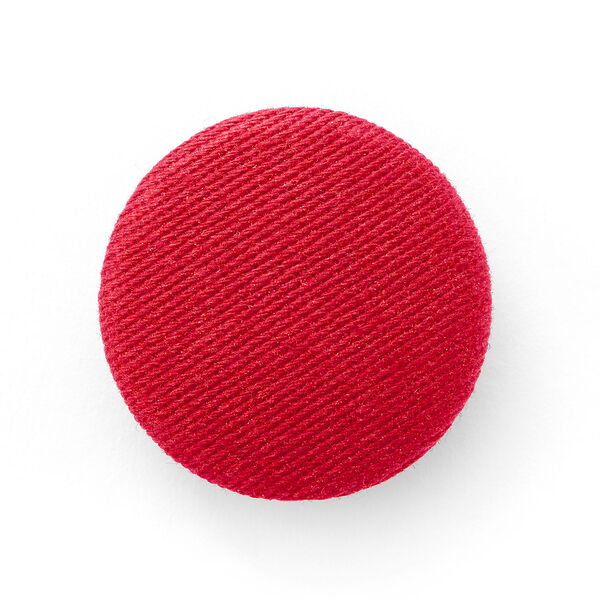 Bezogener Knopf, Baumwollköper Stretch 16 - chili, image number 1