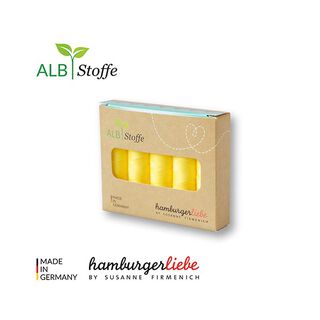Stitch Me Nähgarn Set [ 5 x 200 m ] | Albstoffe – gelb, 