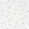 Musselin/ Doppel-Krinkel Gewebe Bienchen – wollweiss/gold,  thumbnail number 1