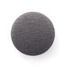 Bezogener Knopf, Viskosejersey Medium – schiefergrau,  thumbnail number 1