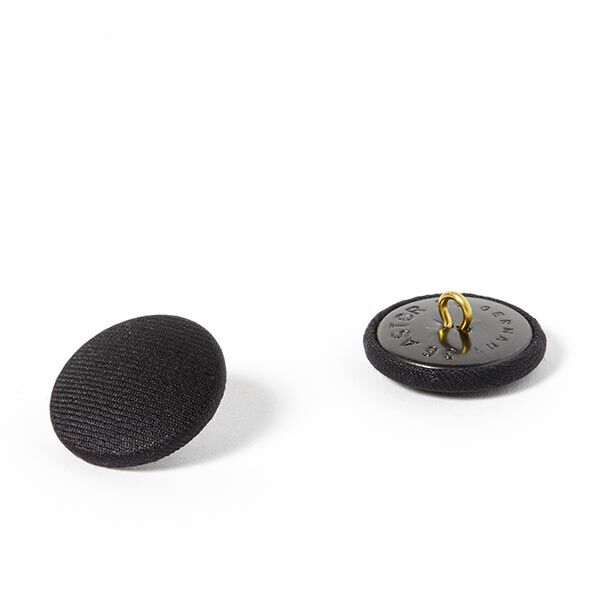 Bezogener Knopf Gloss - schwarz, image number 3