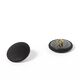 Bezogener Knopf Gloss - schwarz,  thumbnail number 3