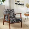 Polsterstoff Jacquard Zebra – schwarz/grau,  thumbnail number 7