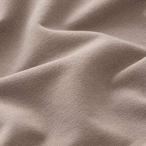 Leichter Baumwollsweat Uni – dunkeltaupe, 