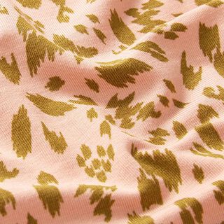 Tencel™ Modal Jersey Animalprint | by Poppy – rosa/gelbbraun, 