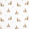 GOTS Baumwolljersey Giraffenfamilie Digitaldruck | Poppy Fabrics – weiss/hellbraun,  thumbnail number 1