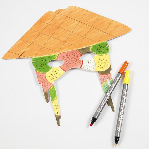 Kidsbox Pappmaske mit bunter Bemalung, image number 2
