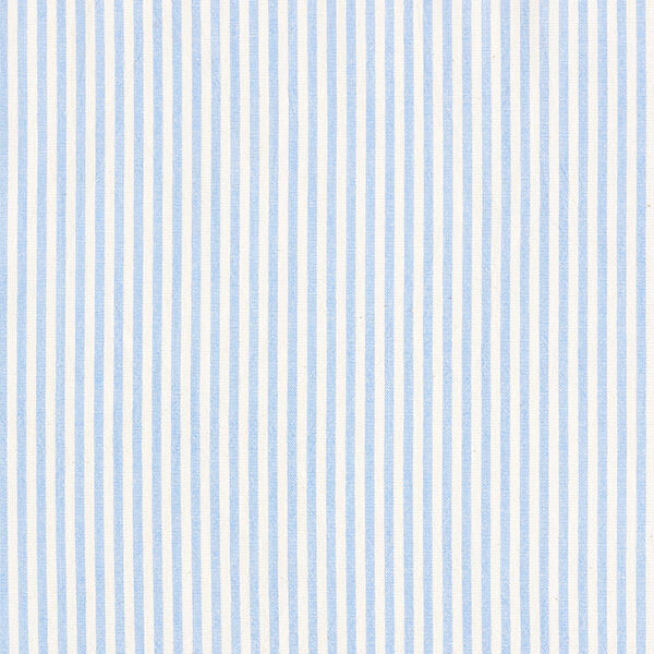 Baumwoll-Viskose-Mix Streifen – hellblau/wollweiss | Reststück 50cm