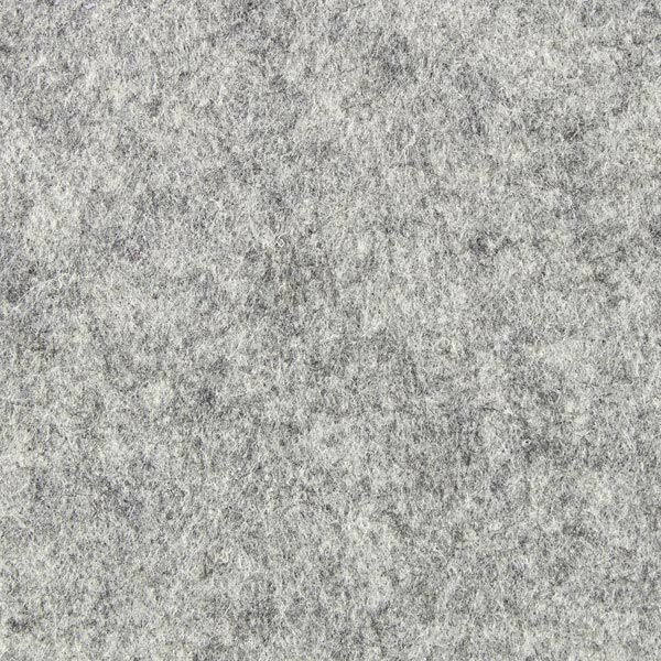 Filz 90cm / 3mm stark Melange – grau | Reststück 50cm