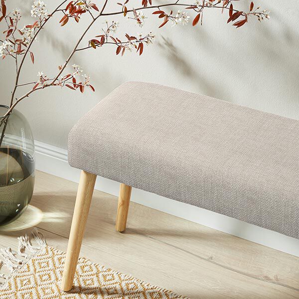 Polsterstoff Wabenstruktur – hellbeige | Reststück 50cm