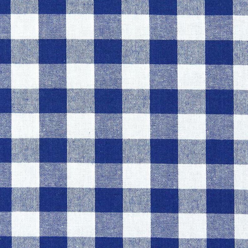 Baumwollstoff Vichy - 1,7 cm – königsblau,  image number 1