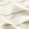 Jersey breite Glitzerstreifen – weiss/silber metallic,  thumbnail number 3