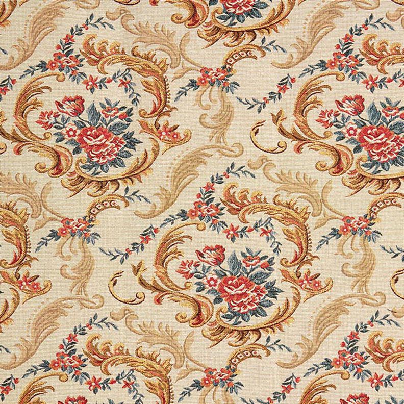 Dekostoff Gobelin Eleganz – hellbeige,  image number 1