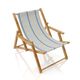 Outdoorstoff Canvas schmale Streifen – blau/natur,  thumbnail number 9